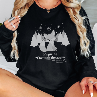 Prancing Through the Snow Unisex Long Sleeve Shirt