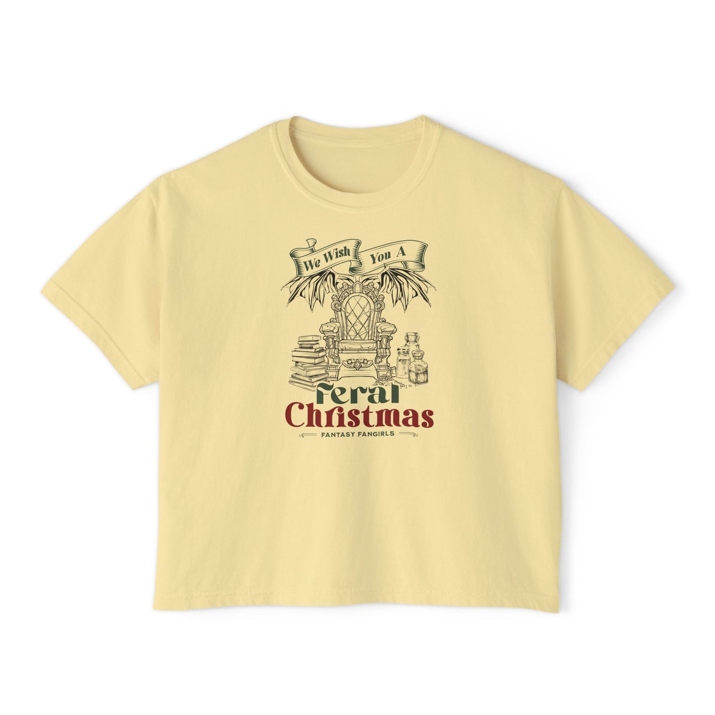 Feral Christmas Women's Crop Top