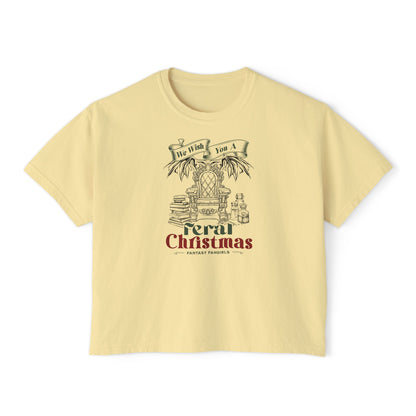 Feral Christmas Women's Crop Top