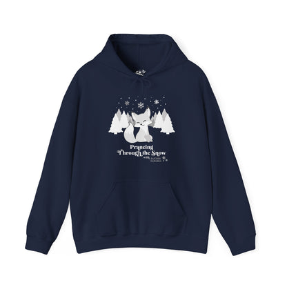 Prancing Through the Snow Unisex Hooded Sweatshirt