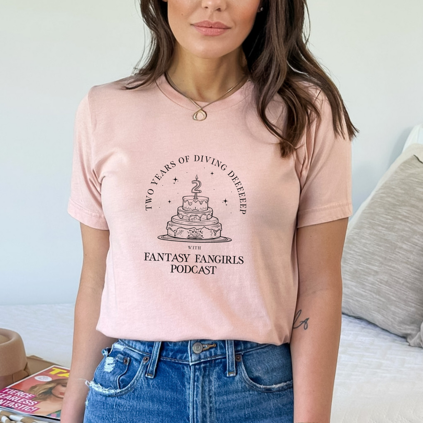 LIMITED TIME: 2 Year Anniversary Birthday Cake Unisex Tee