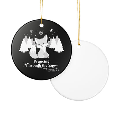Prancing Through the Snow Ornament