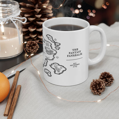 Three Year Anniversary - Map Mug