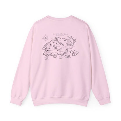 Three Year Anniversary - Map Unisex Crewneck Sweatshirt