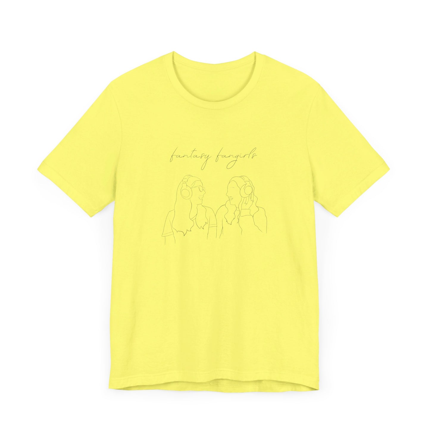 Fantasy Fangirls Minimalist Unisex Short Sleeve Tee