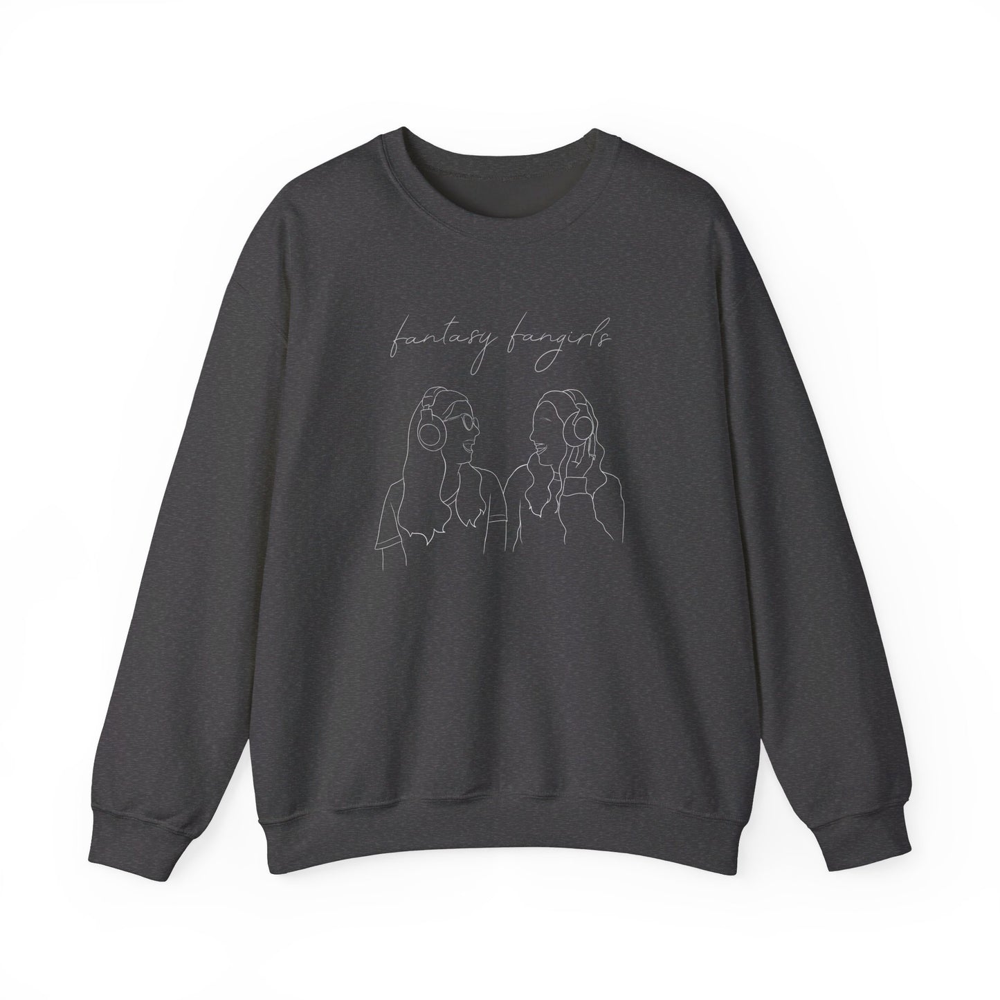 Fantasy Fangirls Minimalist Unisex Crewneck Sweatshirt