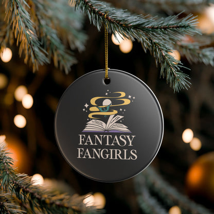 Fantasy Fangirls Logo Ornament