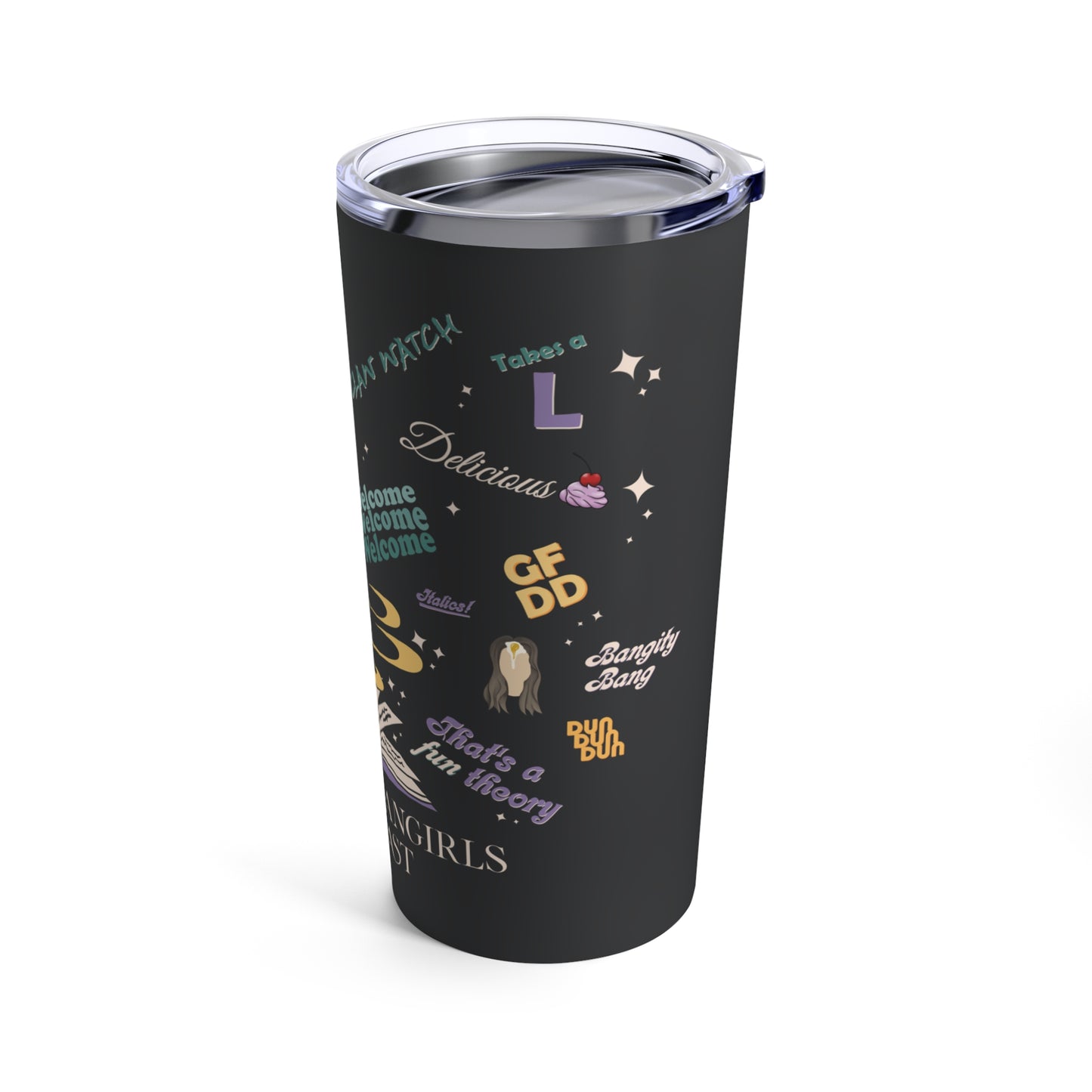 Fantasy Fangirl Collage Tumbler 20oz