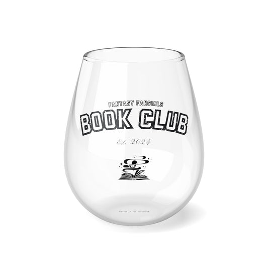 FFG Book Club Stemless Wine Glass (Patreon)