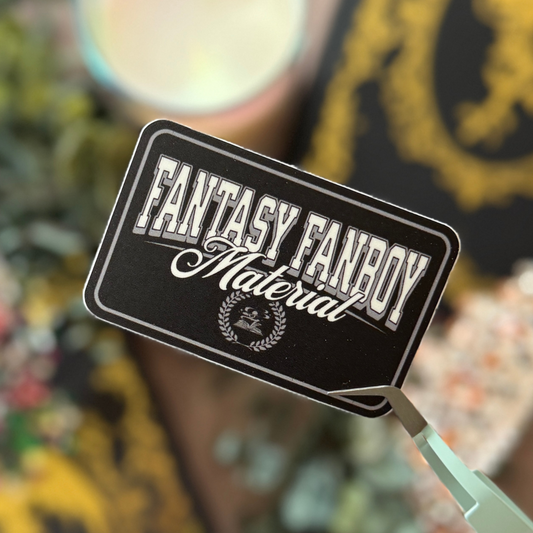 Fantasy Fanboy Material Sticker
