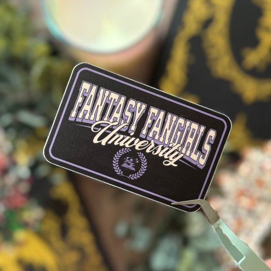 Fantasy Fangirls University Sticker