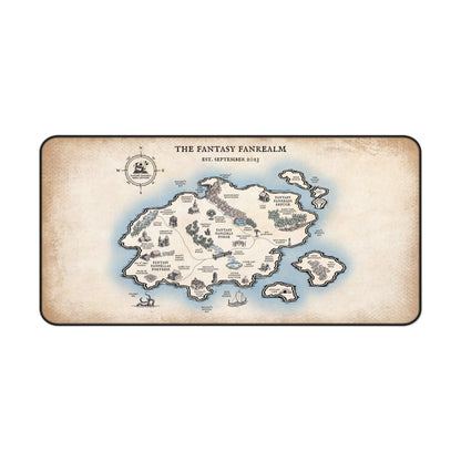 Three Year Anniversary - Map Desk Mat