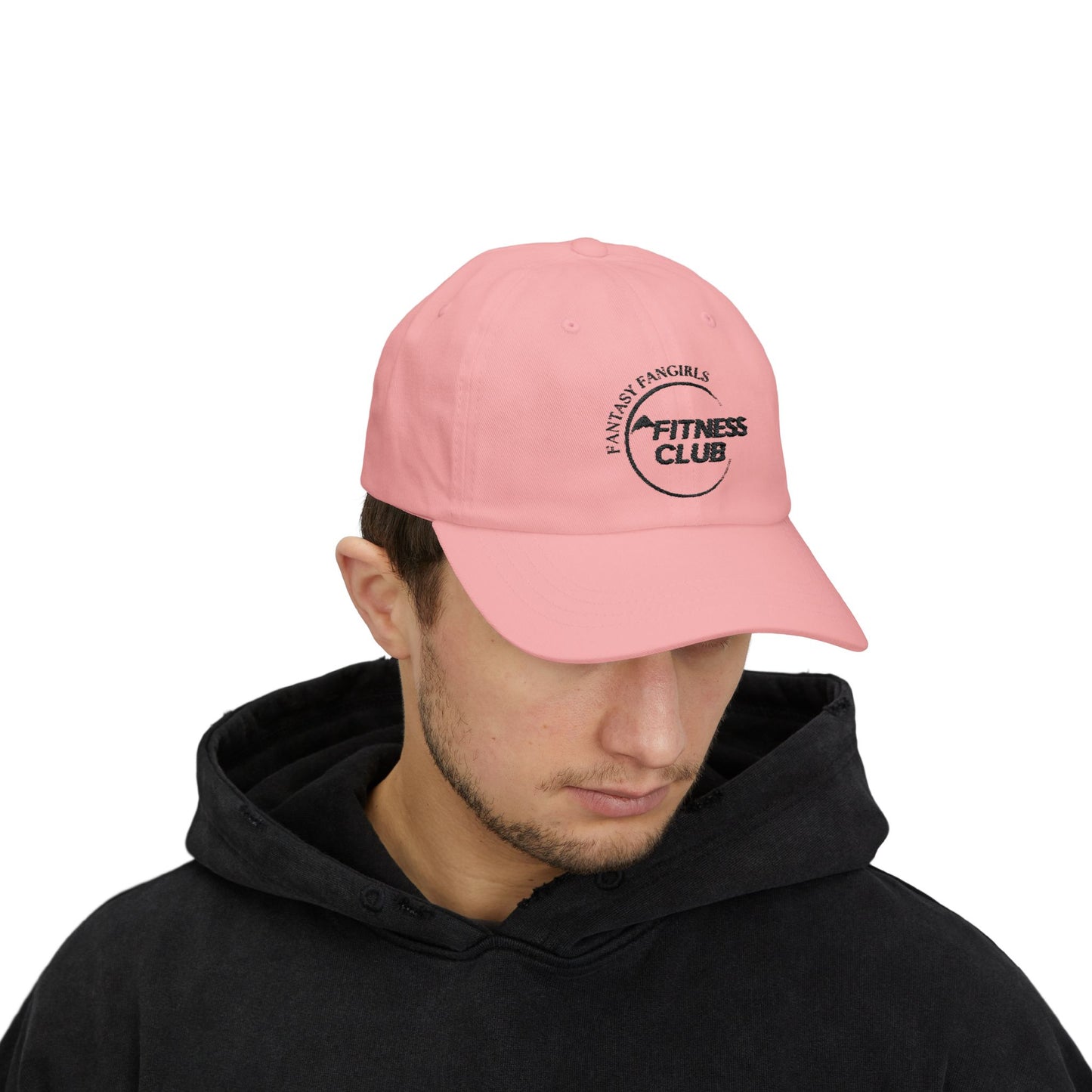 FFG Fitness Club Embroidered Baseball Cap (Patreon) (White, Pink, Light Blue, Tan)