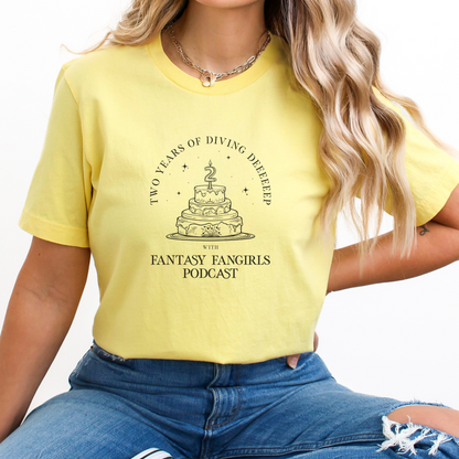 LIMITED TIME: 2 Year Anniversary Birthday Cake Unisex Tee