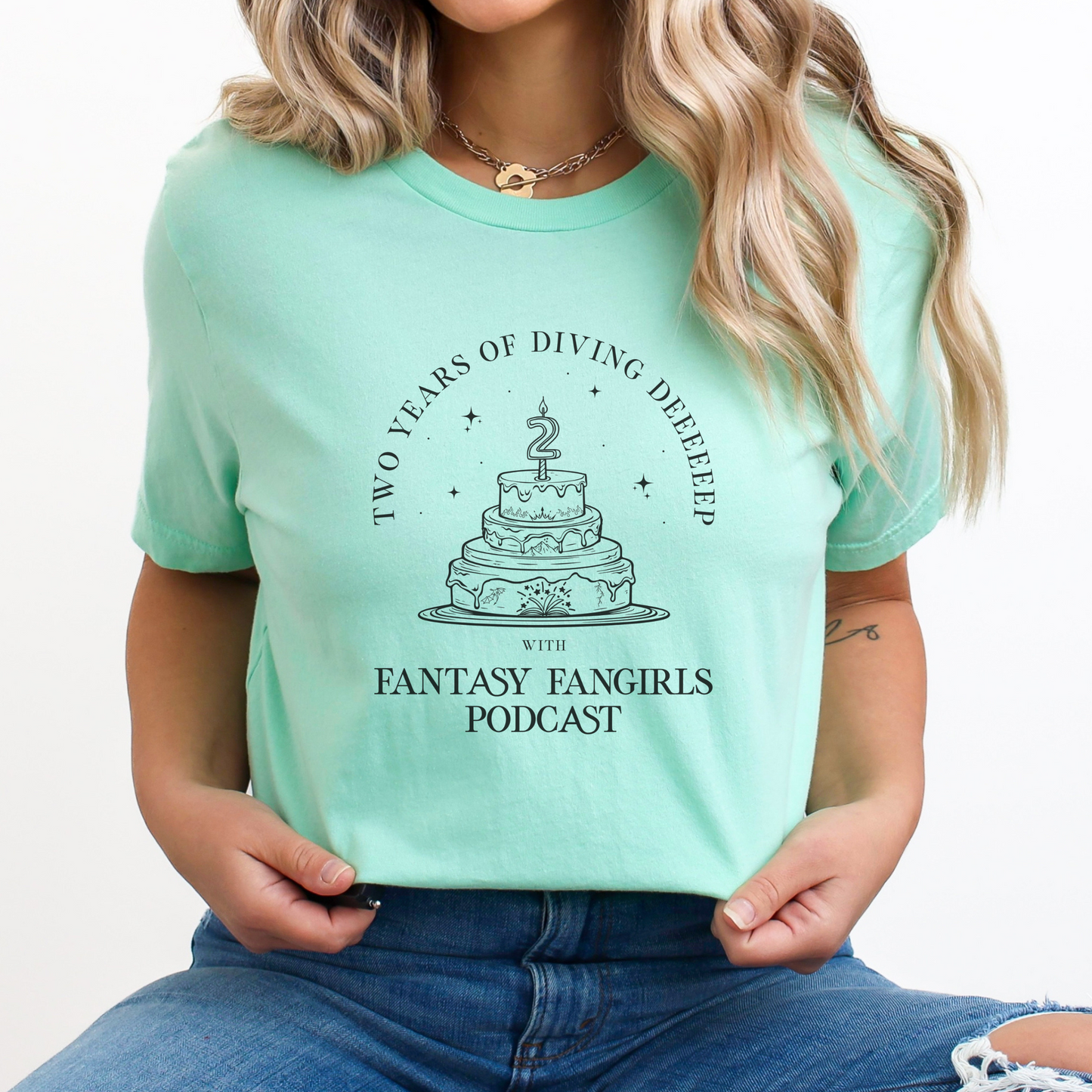 LIMITED TIME: 2 Year Anniversary Birthday Cake Unisex Tee