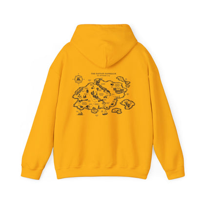 Three Year Anniversary - Map Unisex Hooded Sweatshirt