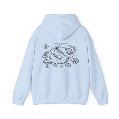 Three Year Anniversary - Map Unisex Hooded Sweatshirt