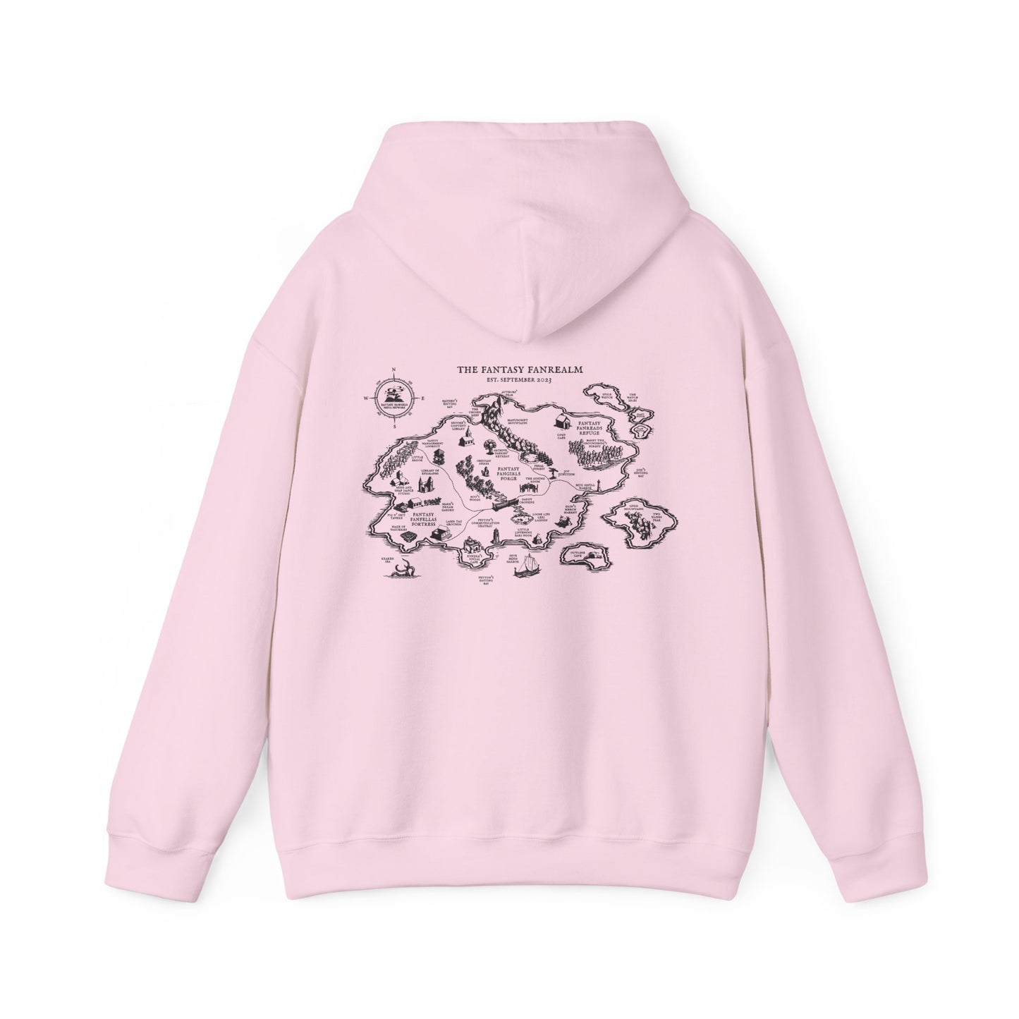 Three Year Anniversary - Map Unisex Hooded Sweatshirt