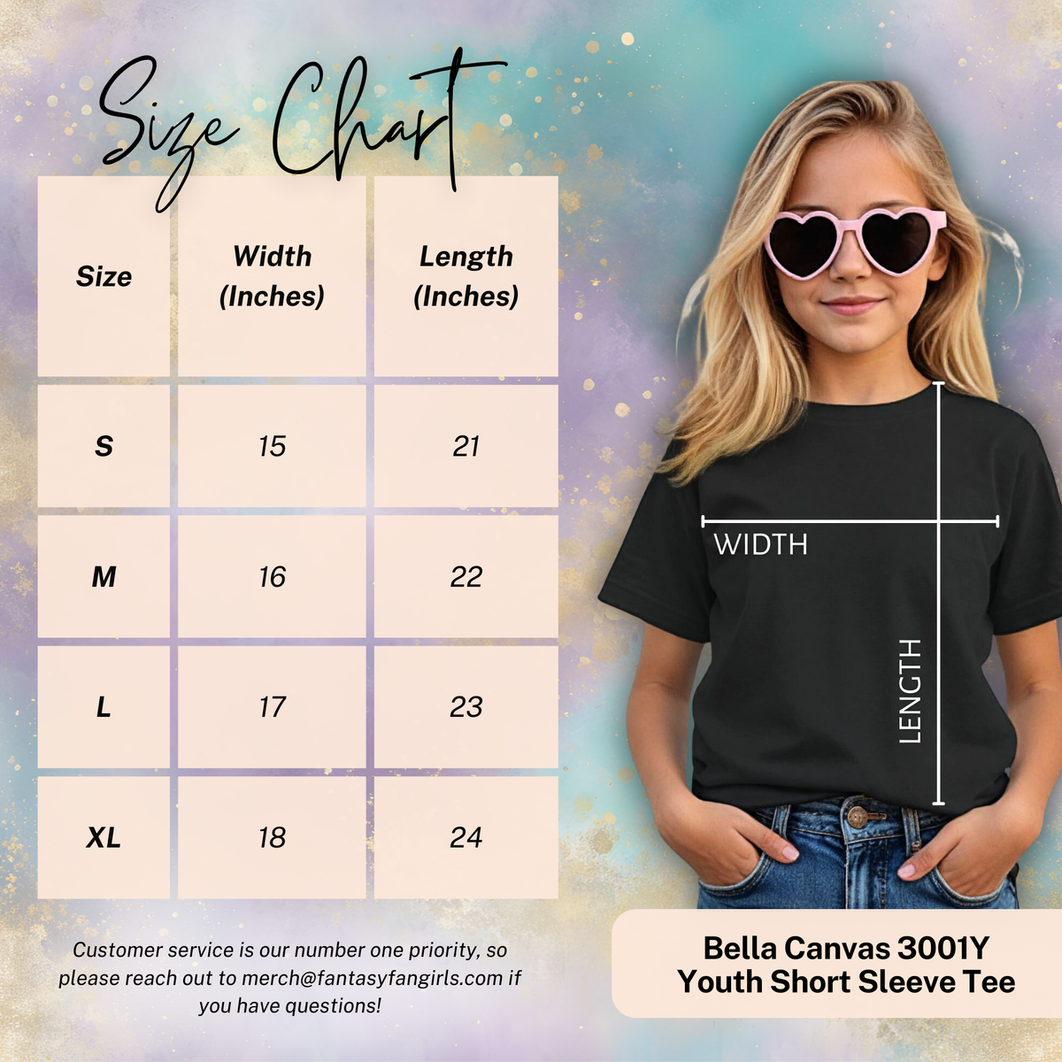 Fantasy FanWitches Youth Tee