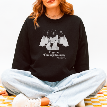 Prancing Through the Snow Unisex Crewneck Sweatshirt