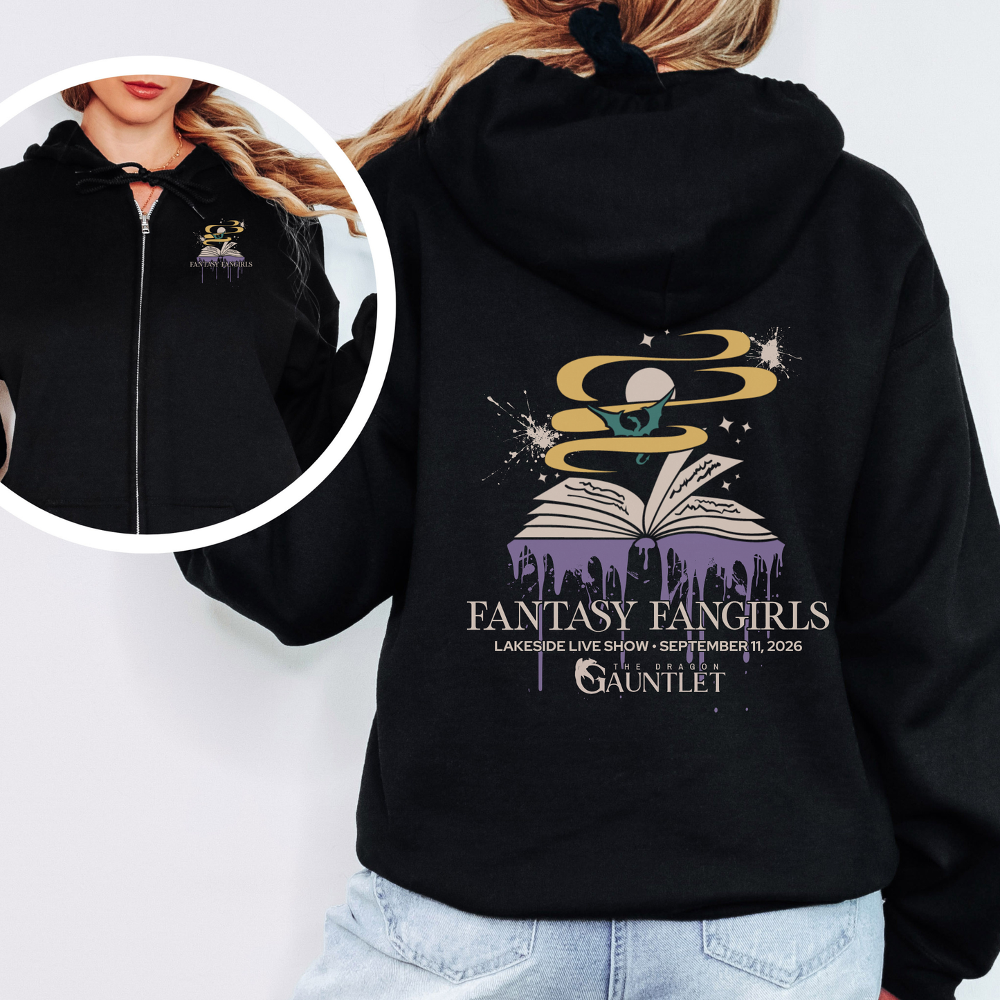 FFG x Dragon Gauntlet Live Show Unisex Zip-Up Hoodie