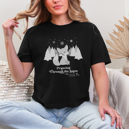 Prancing Through the Snow Women's Crop Top