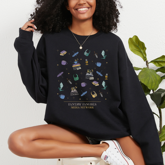 FFG Media Network Doodle Unisex Crewneck Sweatshirt