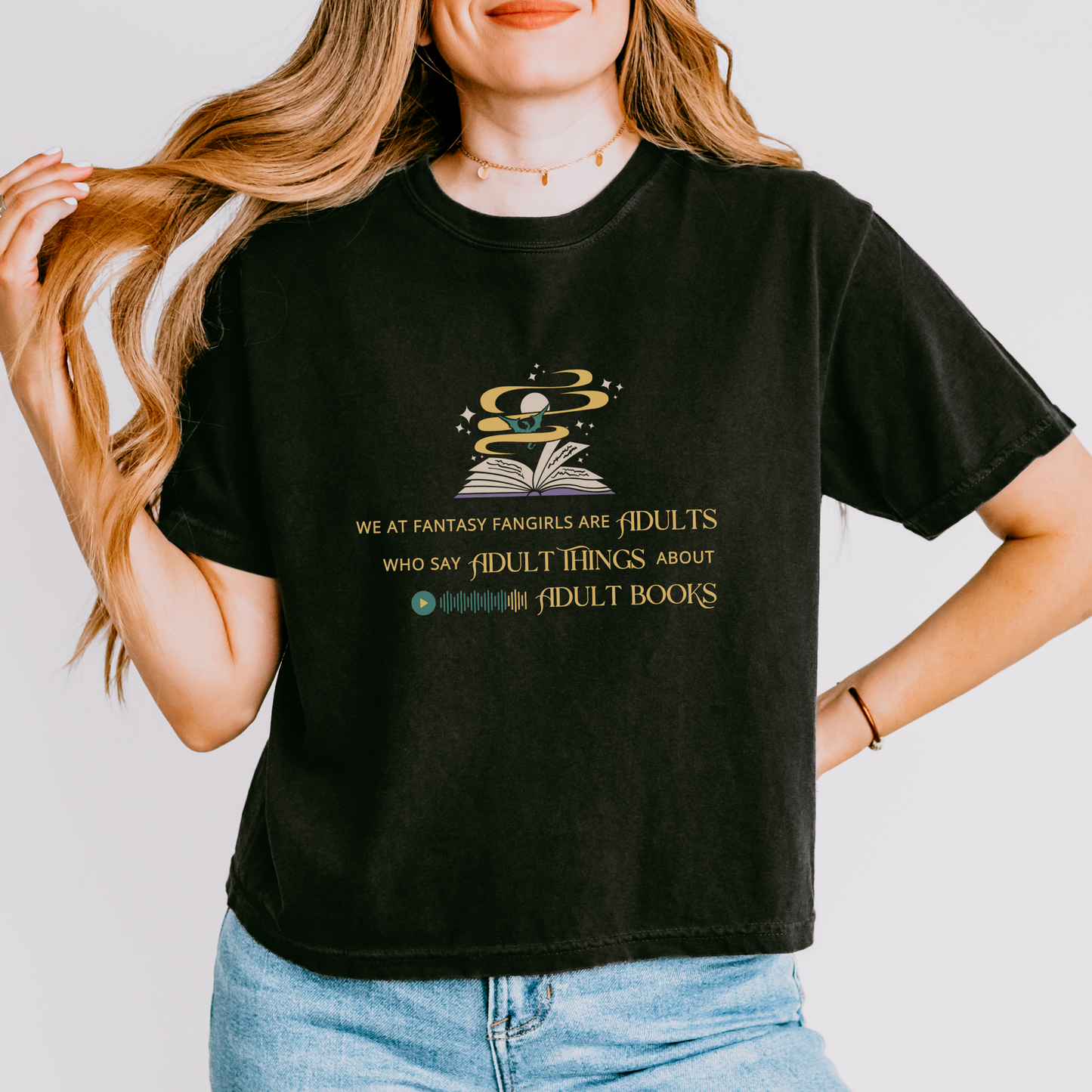 Adults Who Say Adult Things Women's Crop Top