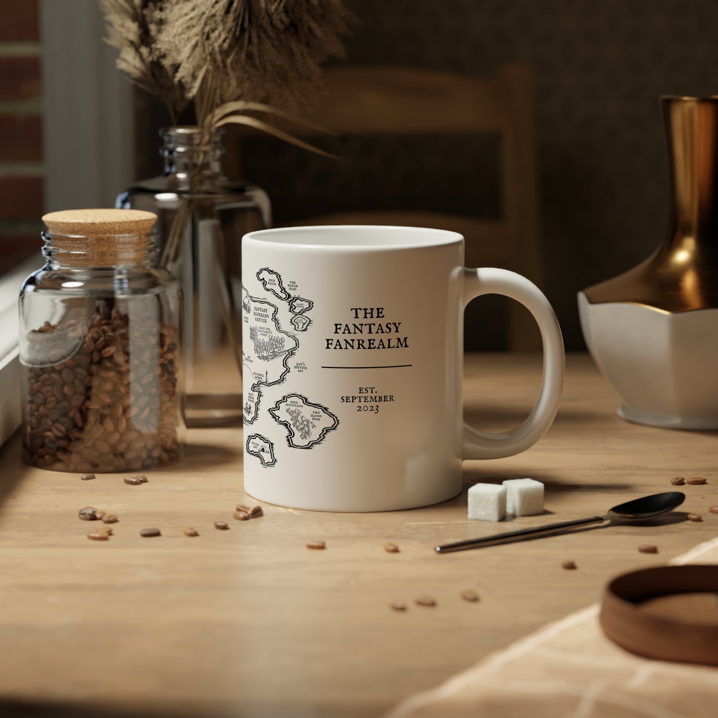Three Year Anniversary - Map Mug