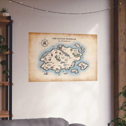 Three Year Anniversary - Map Poster
