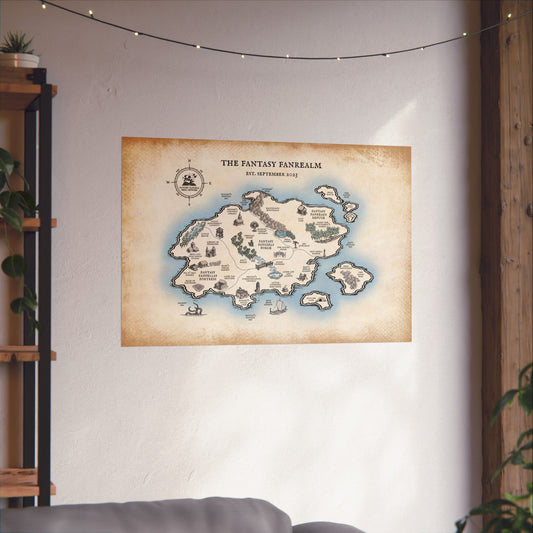 Three Year Anniversary - Map Poster