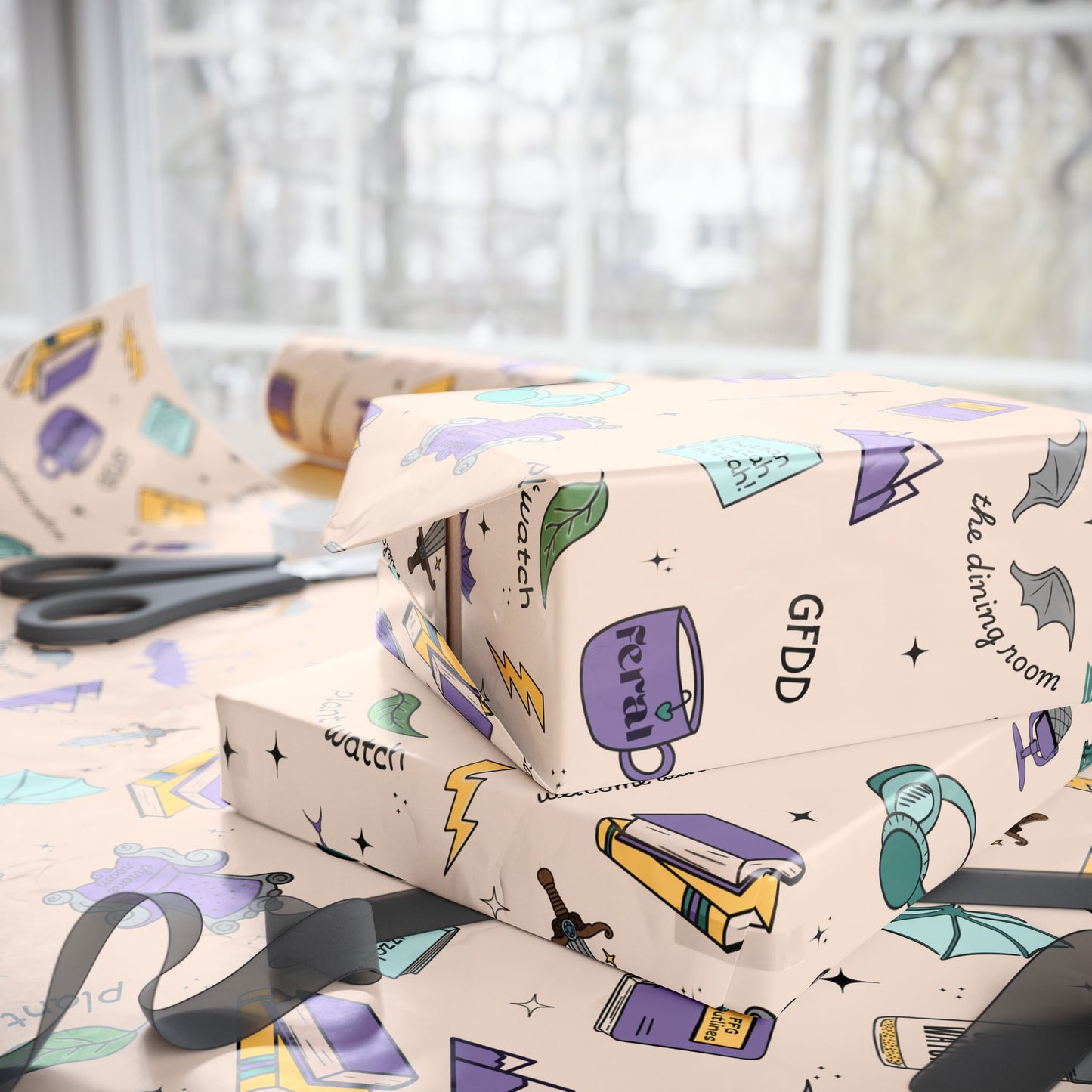 FFG Doodle Wrapping Paper