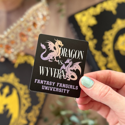 Dragon vs Wyvern Sticker