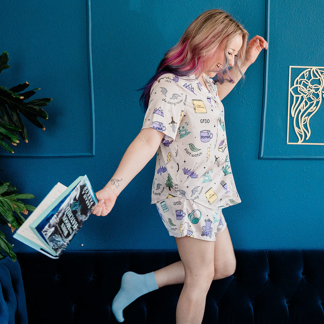 FFG Doodle Pajama Top
