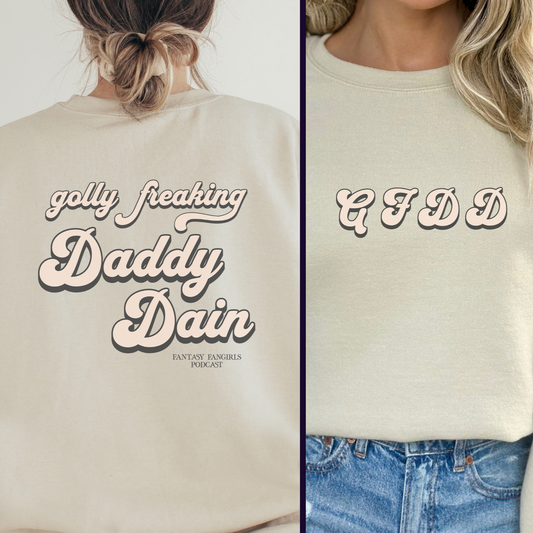 Golly Freaking Daddy Dain Unisex Crewneck Sweatshirt
