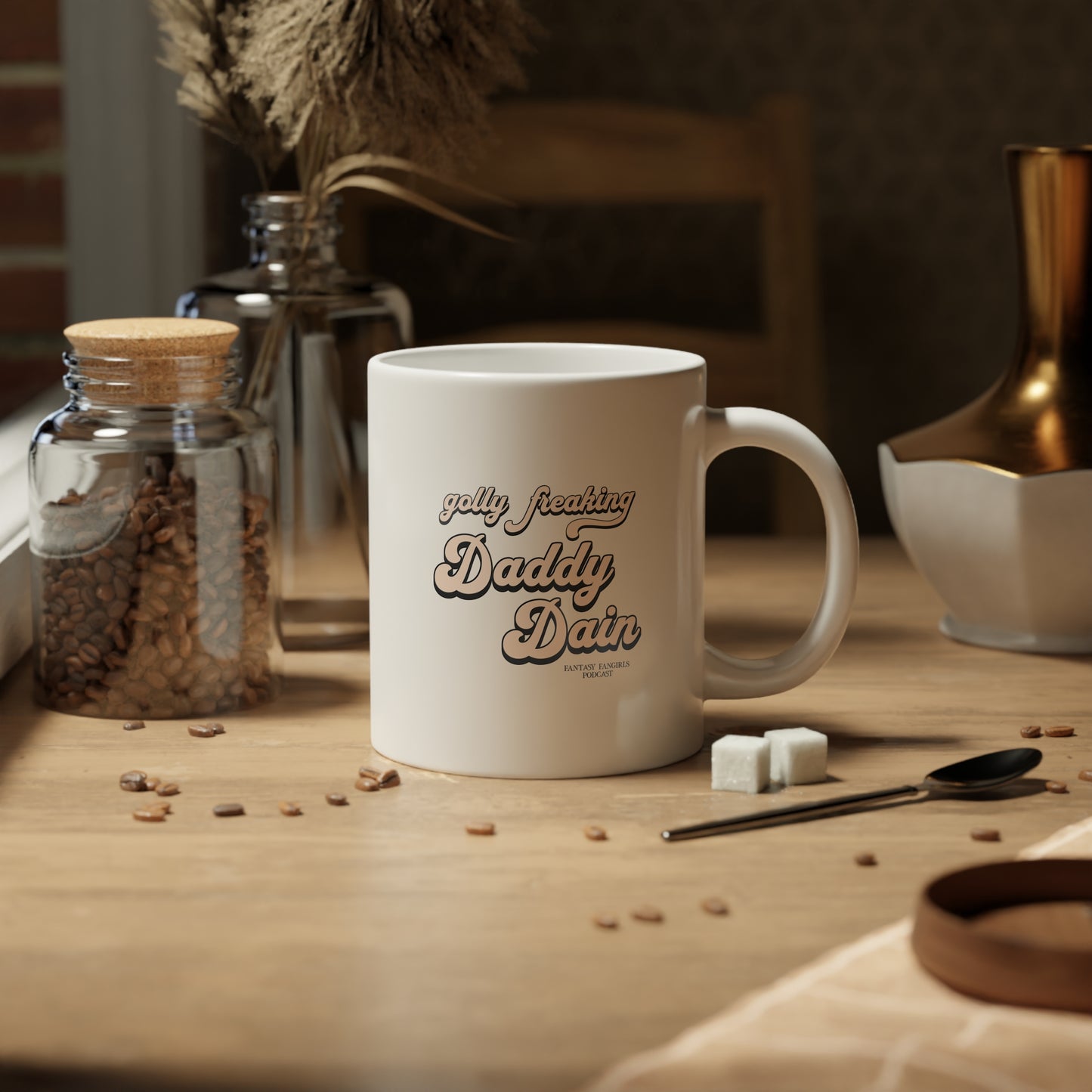 Golly Freaking Daddy Dain Mug (White)