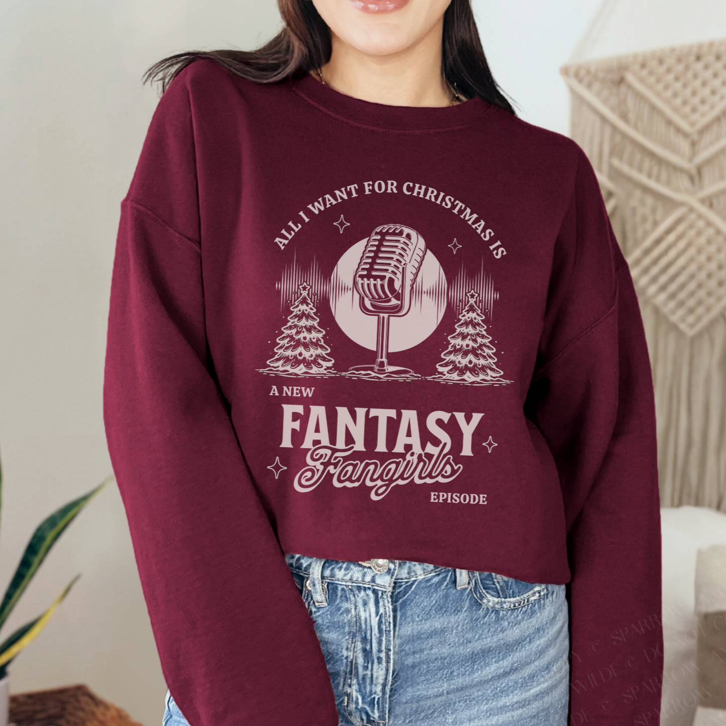 All I Want for Christmas Unisex Crewneck Sweatshirt