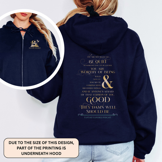 They Damn Well Should Be Unisex Zip-Up Hoodie