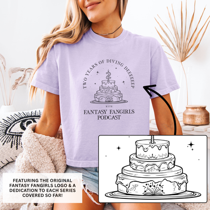 LIMITED TIME: 2 Year Anniversary Birthday Cake Women's Crop Top