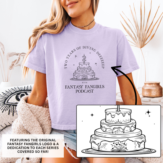 LIMITED TIME: 2 Year Anniversary Birthday Cake Women's Crop Top