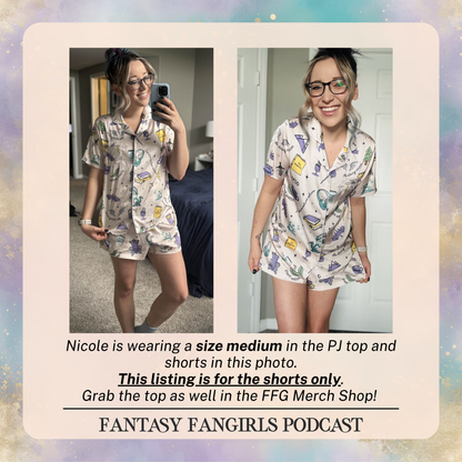 FFG Media Network Doodle Pajama Shorts