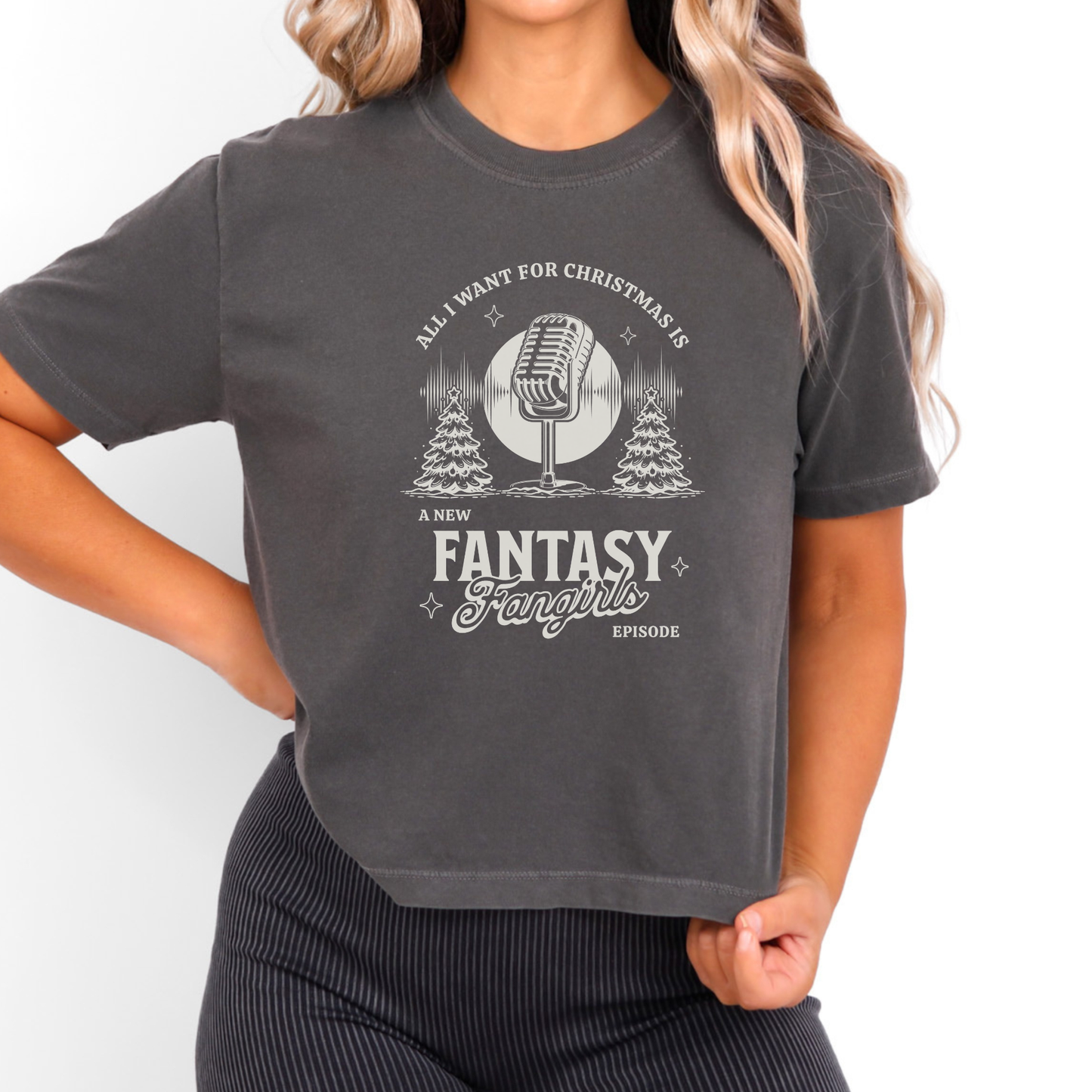 All I Want for Christmas Women's Crop Top