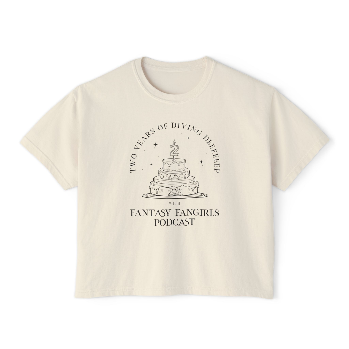 LIMITED TIME: 2 Year Anniversary Birthday Cake Women's Crop Top