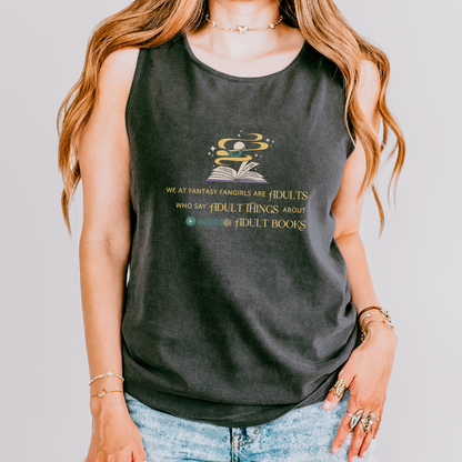 Adults Who Say Adult Things Unisex Tank Top