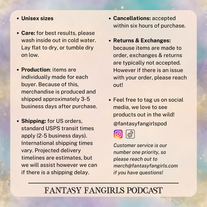 The Fantasy Fangirl Unisex Tee