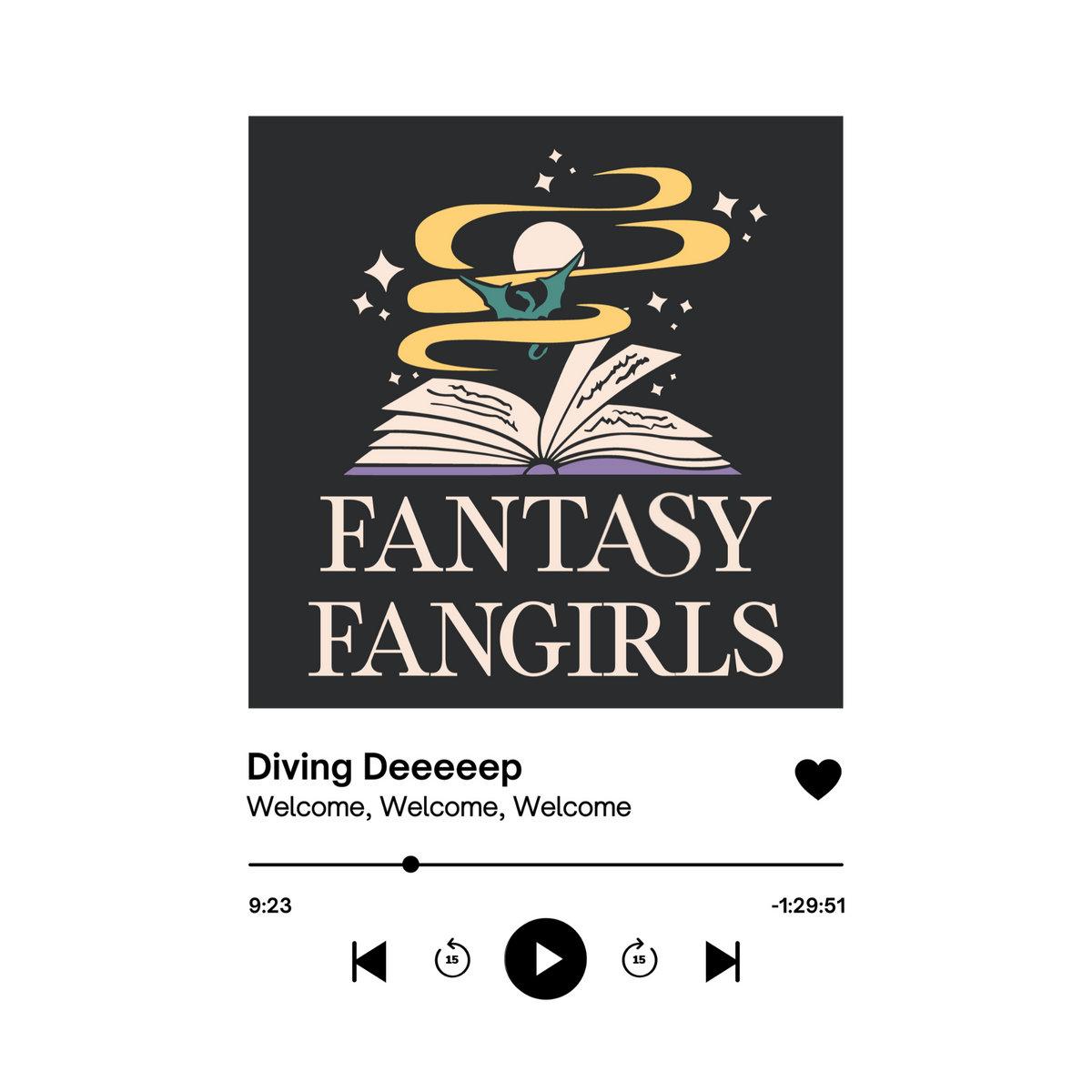 Fantasy Fangirls Keychain - LIMITED STOCK