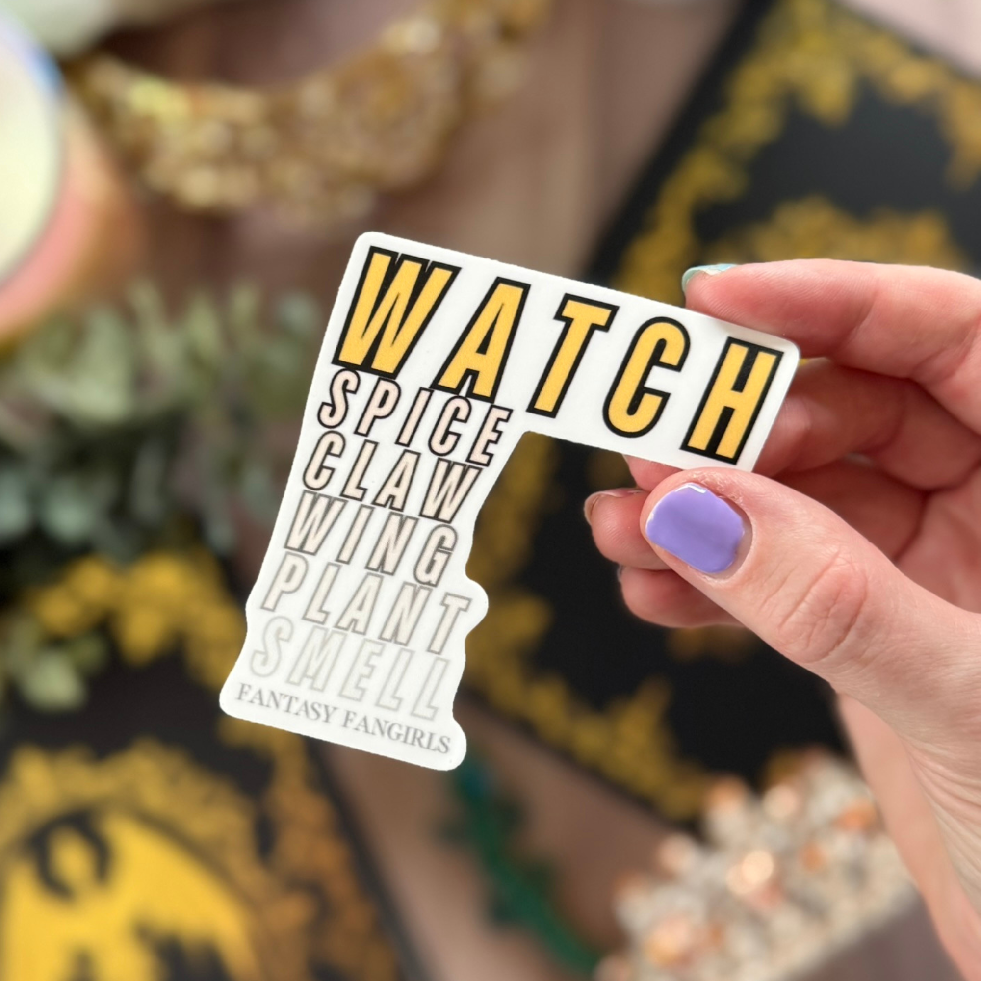 Watch Me Sticker All the Watches Sticker – Fantasy Fangirls Merch