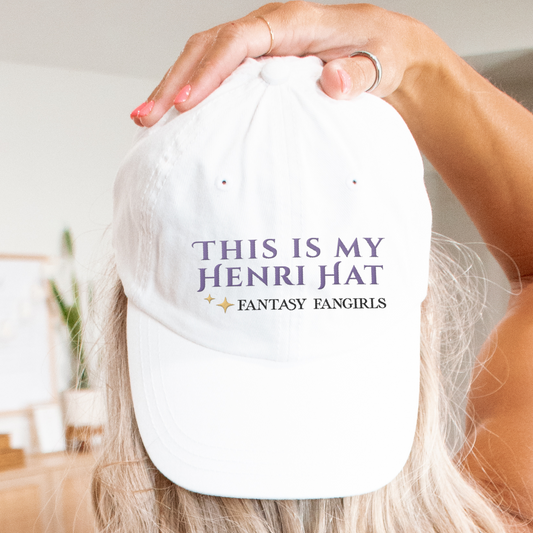 This is My Henri Hat - White, Stone