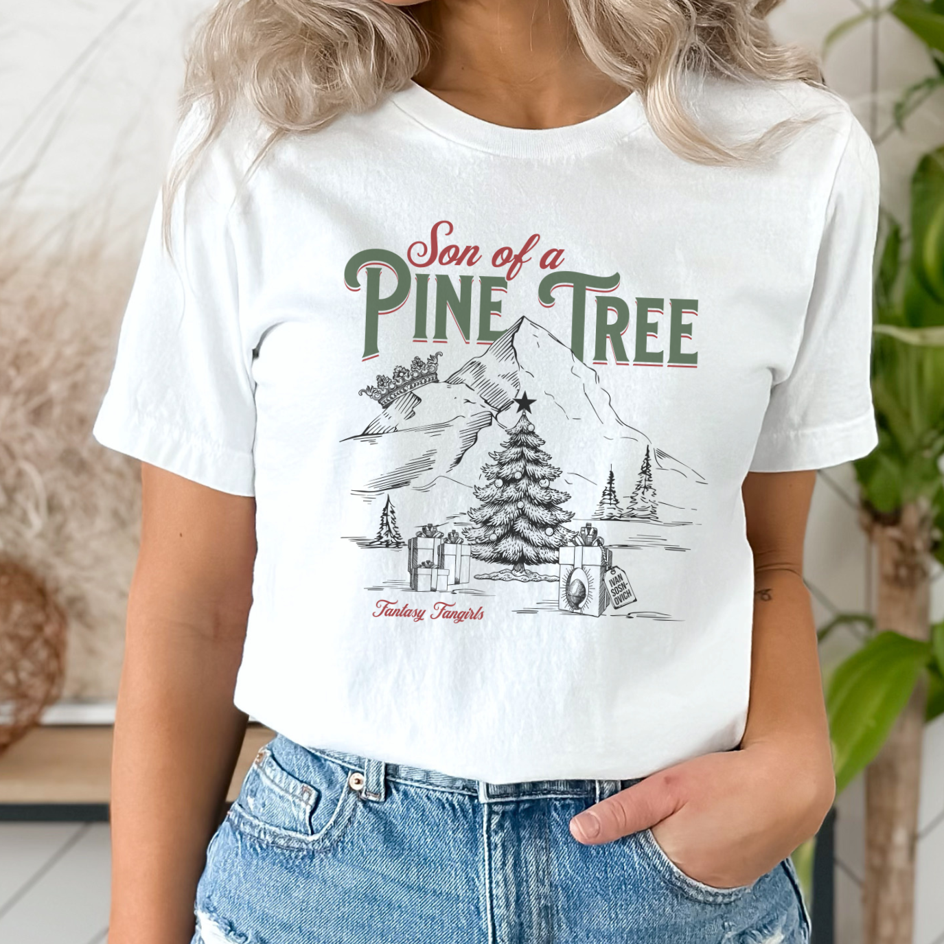 Son of a Pine Tree Sketch Unisex Tee