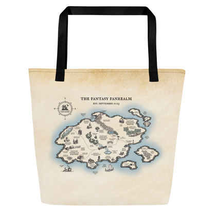 Three Year Anniversary - Map Tote